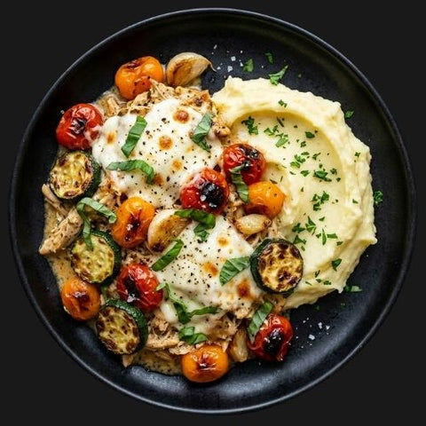 Garlic Chicken & Mash