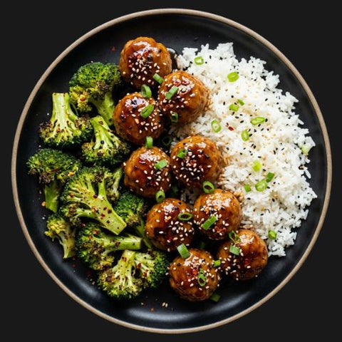 Honey Garlic Turkey Meatballs