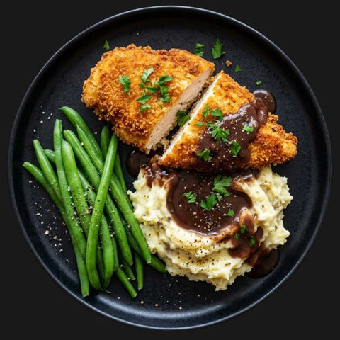 Crispy Chicken and Mash