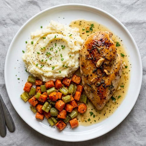 Roasted Lemon Garlic Herb Chicken