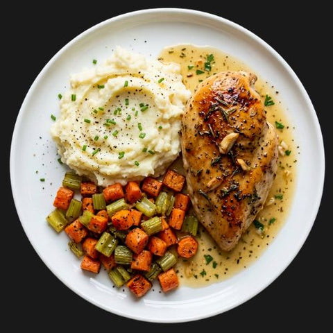 Roasted Lemon Garlic Herb Chicken