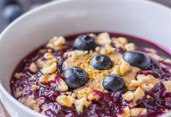 Mixed Berry Protein Oatmeal