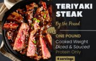 teriyaki flank steak by the pound