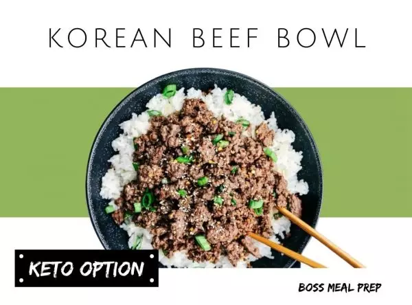 korean beef bowl boss meal prep