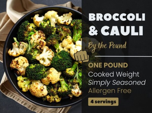 broccoli and cauliflower by the pound