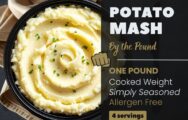 mashed potatoes by the pound