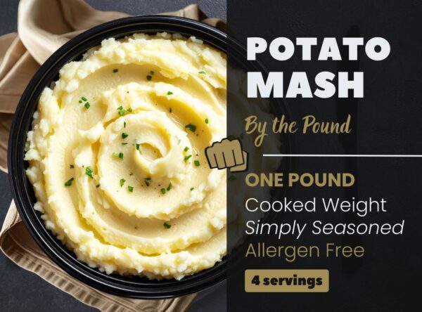 mashed potatoes by the pound