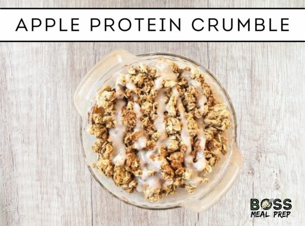 apple protein crumble