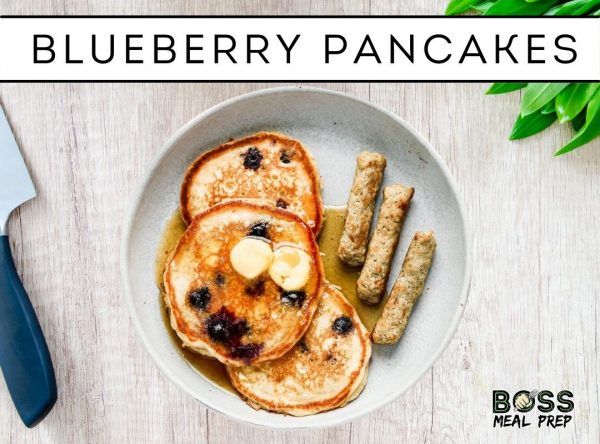 blueberry pancakes boss meal prep