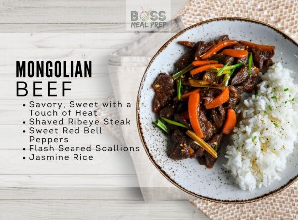mongolian beef boss meal prep