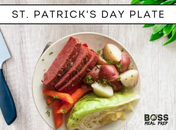 st patrick's day plate boss meal prep