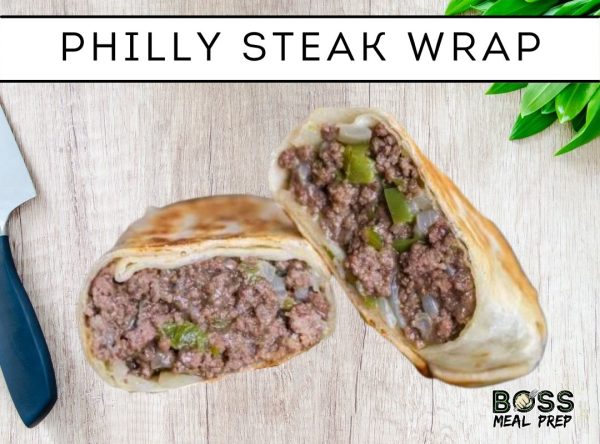 philly steak wrap