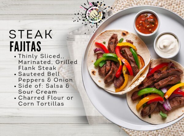 steka fajitas