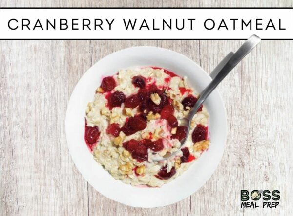 cranberry walnut oatmeal