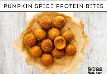 Pumpkin Spice Protein Bites