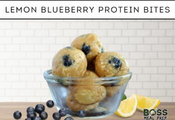 Lemon Blueberry Protein Bites