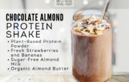 chocolate almond protein shake