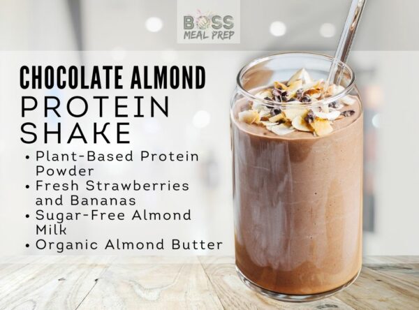 chocolate almond protein shake
