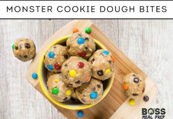 Monster Cookie Dough Bites