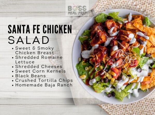 santa fe chicken salad boss meal prep