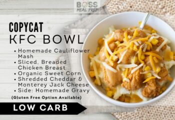 Copycat KFC Bowl (Low Carb)