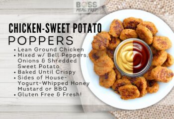 Chicken & Sweet Potato Poppers