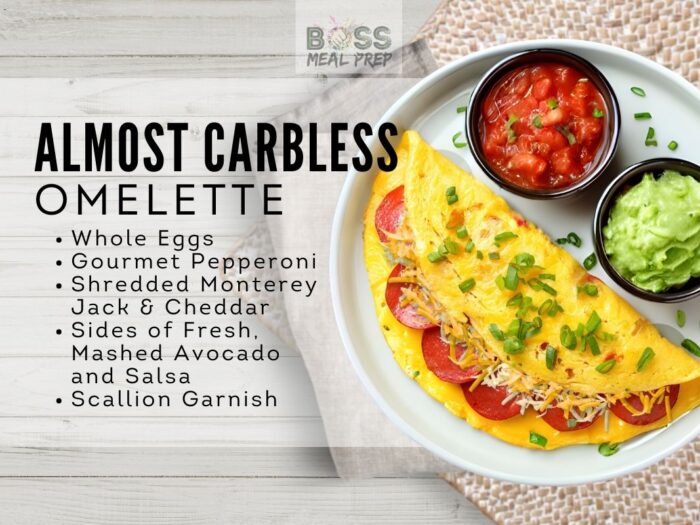 almost carbless omelette boss meal prep