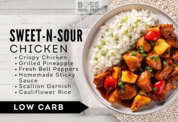Sweet and Sour Chicken (LOW CARB)