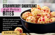 strawberry shortcake bites