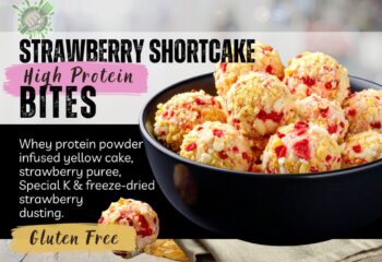 Strawberry Shortcake Bites