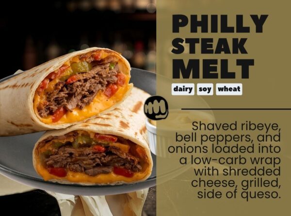 philly steak melt