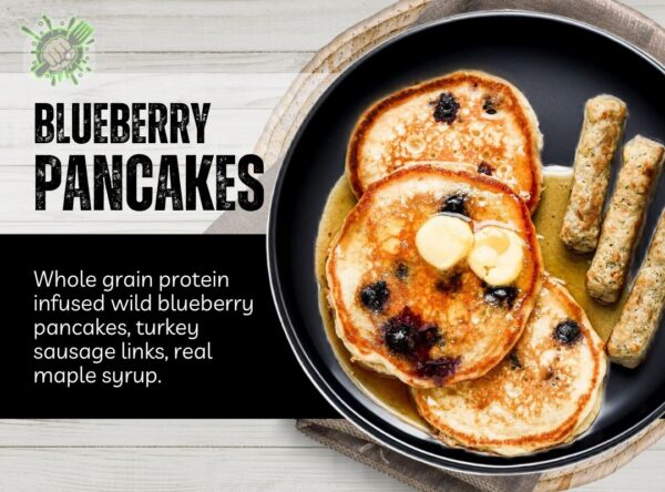 BLUEBERRY PANCAKES