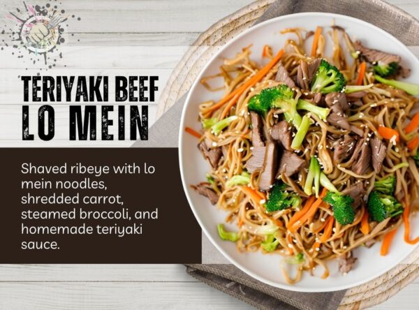 teriyaki beef lo mein