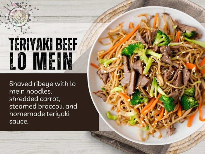 teriyaki beef lo mein