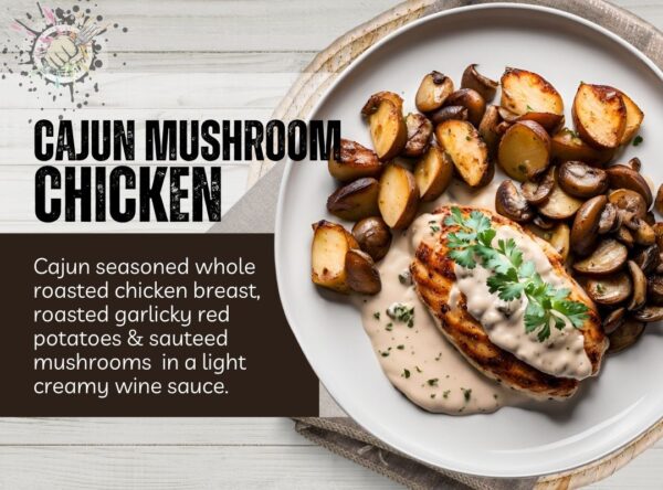 cajun mushroom chicken