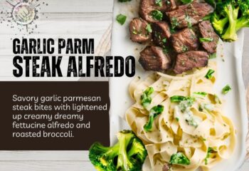 Garlic Parm Steak Alfredo