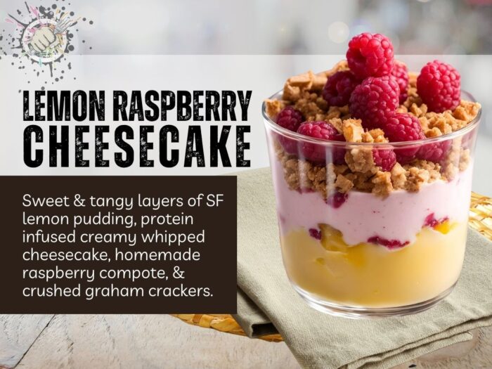 lemon raspberry cheesecake