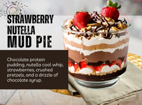 strawberry nutella mud pie