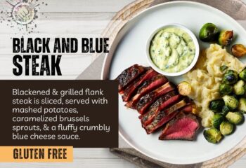 Black and Blue Steak