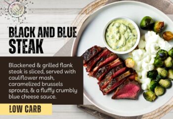 Black and Blue Steak (LOW CARB)