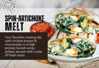 Spinach Artichoke Chicken Melt