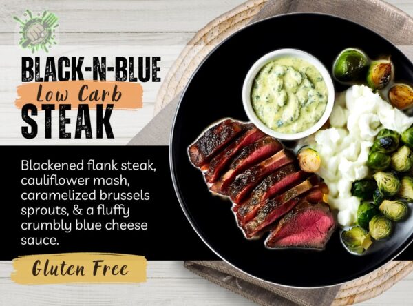 black n blue steak low carb