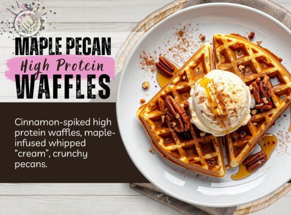 maple pecan waffles