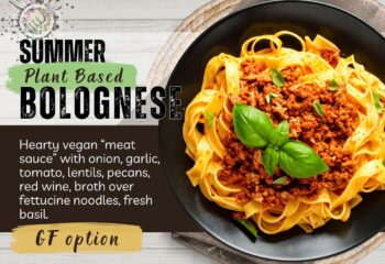 Summer Bolognese