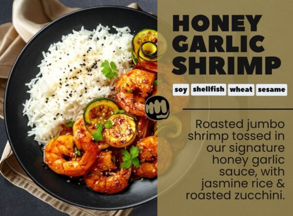 honey garlic shrimp