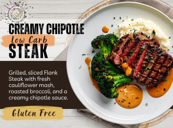 creamy chipotle steak low carb