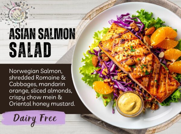 asian salmon salad