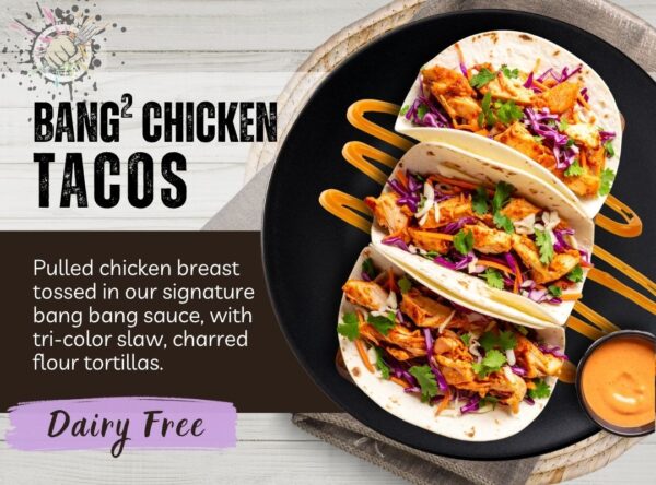 bang bang chicken tacos
