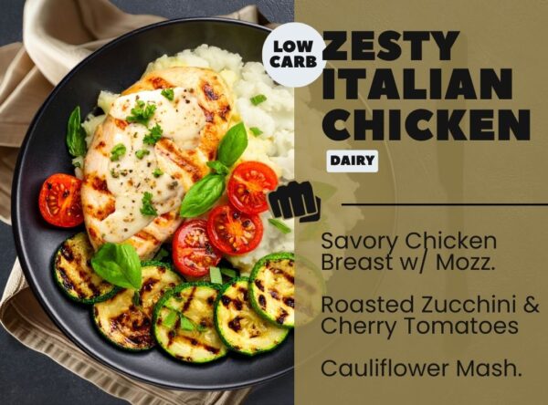 zesty italian chicken low carb