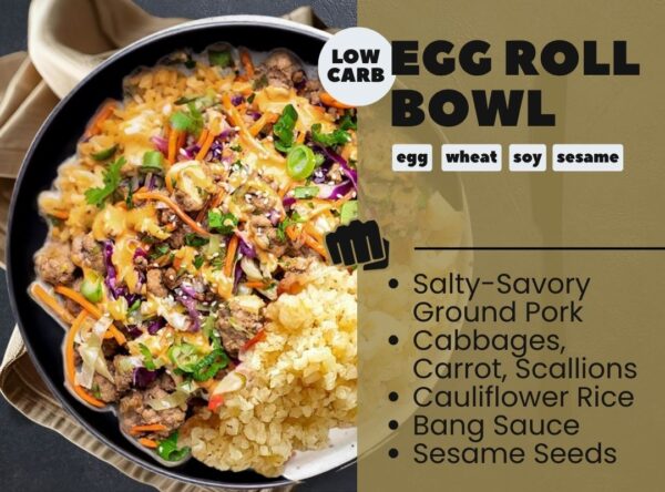 egg roll bowl low carb